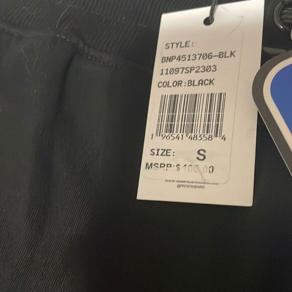 Unisex New Orleans pelicans black gold letter sweat pants jogger NBA size small - Picture 8 of 13